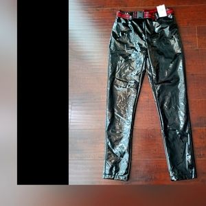Forever 21 patent black pants